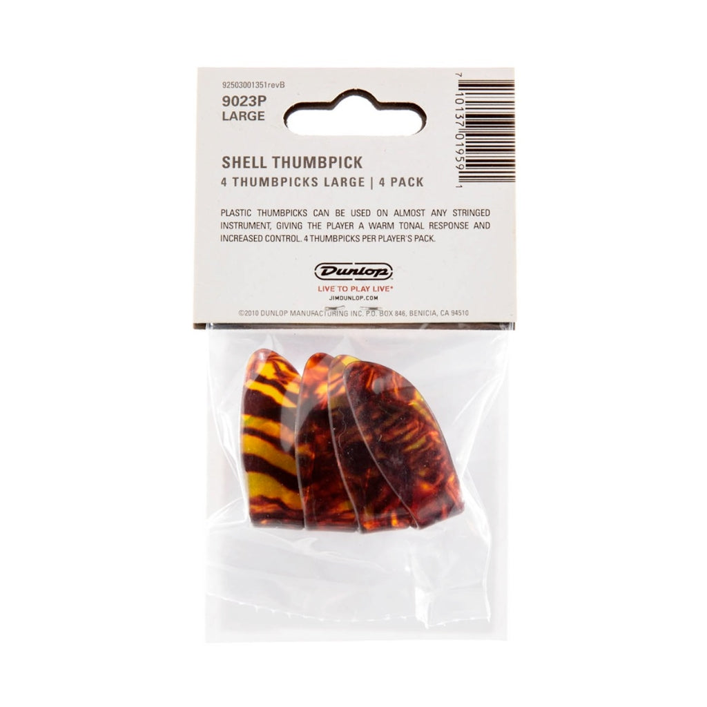 Dunlop - JPTPLS - Large Thumb Picks Tortoise Shell Player Pack