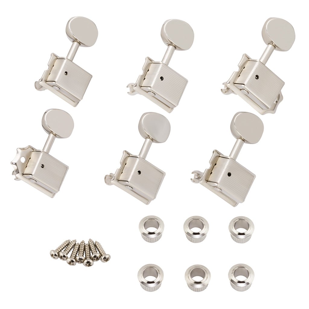 Keys Vintage Set Ping Nickel with Bushings Guitar Spare Parts Sky Music