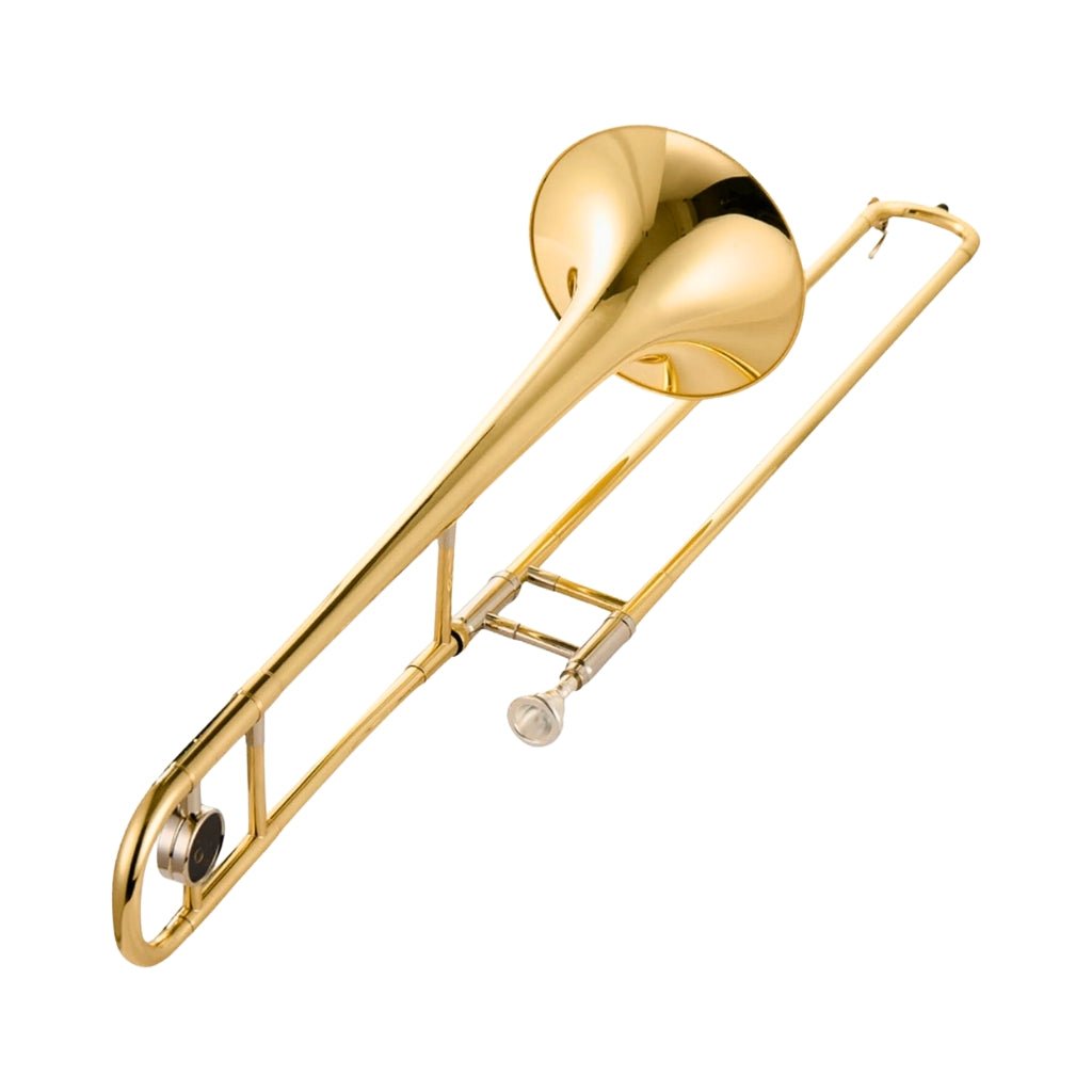 Knight SBSL700L Tenor Trombone - Gold Lacquer with Brass Slide Trombones Sky Music