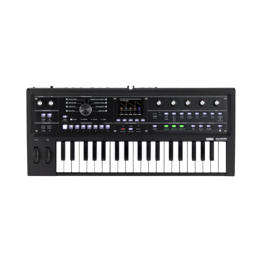 Korg - Limited Edition Microkorg 2 Synthesizer Vocoder - Black