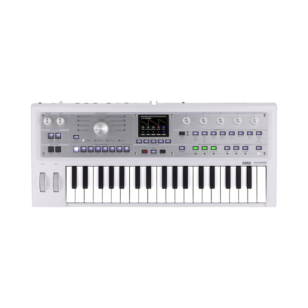 Korg - Limited Edition Microkorg 2 Synthesizer Vocoder - White