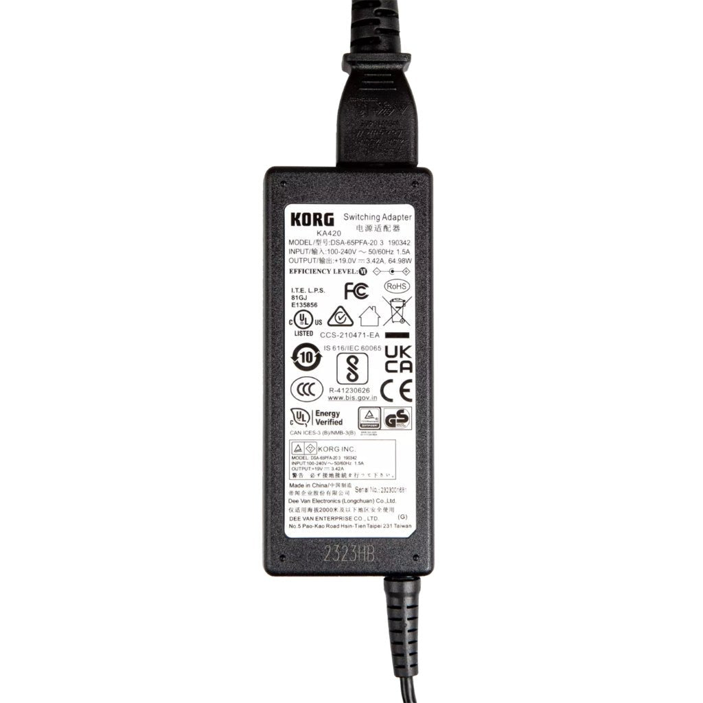 Korg KA-420 19V 3420mA Power Supply Keyboard Accessories Sky Music