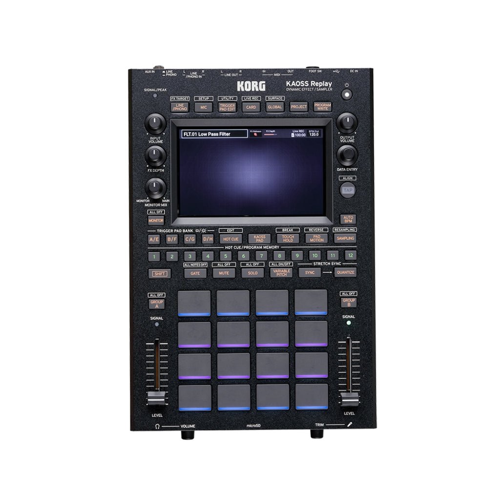 Korg KAOSS Replay Dynamic Effect and Performance Sampler Signal Processing Sky Music