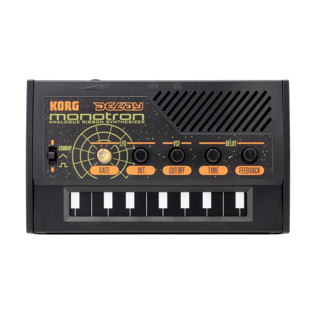 Korg Monotron Delay Analog ribbon synthesizer with delay Digital Pianos Sky Music