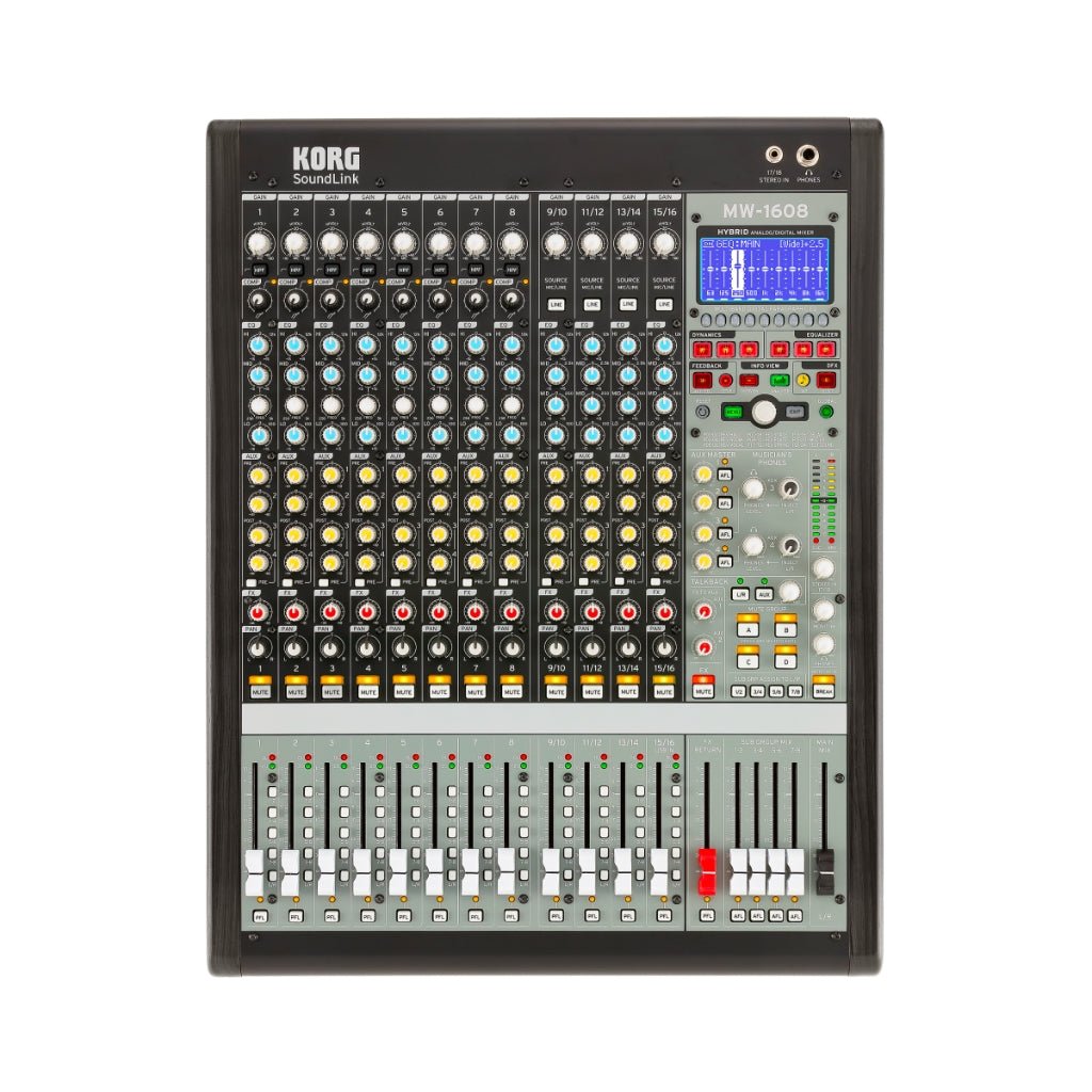 Korg MW1608 16Ch Hybrid Mixer Mixers Sky Music