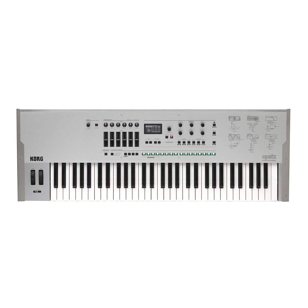 Korg Opsix 61 Note FM Synth With Case Platinum Synthesizers Sky Music