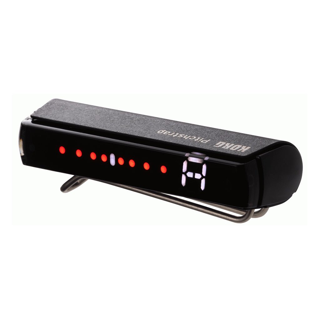 Korg Pitchstrap PST-1 Strap-Mounted Tuner - Black Guitar Tuners Sky Music