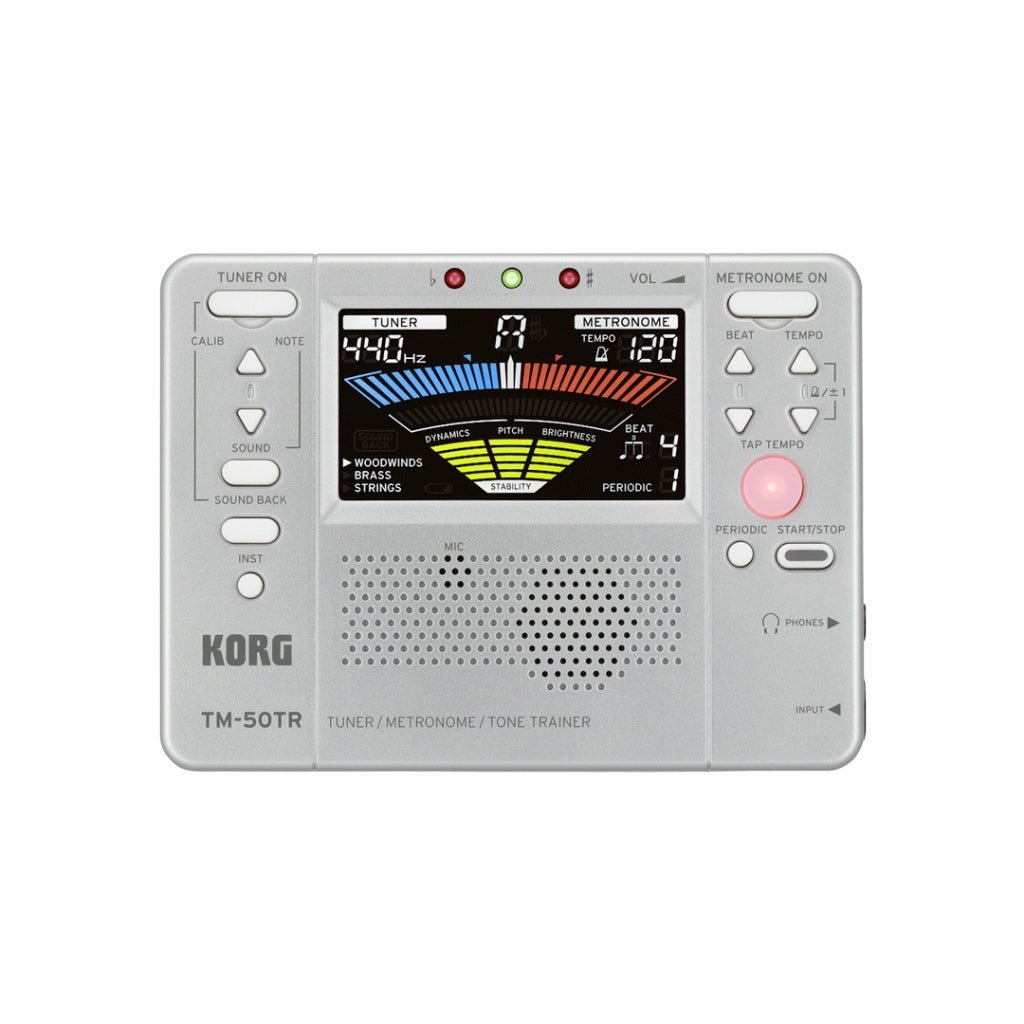 Korg Tuner Metronome Tone Trainer Silver Metronomes Sky Music