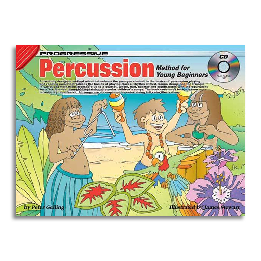 Progressive Method For Young Beginner Percussion BOOK CD DVD
