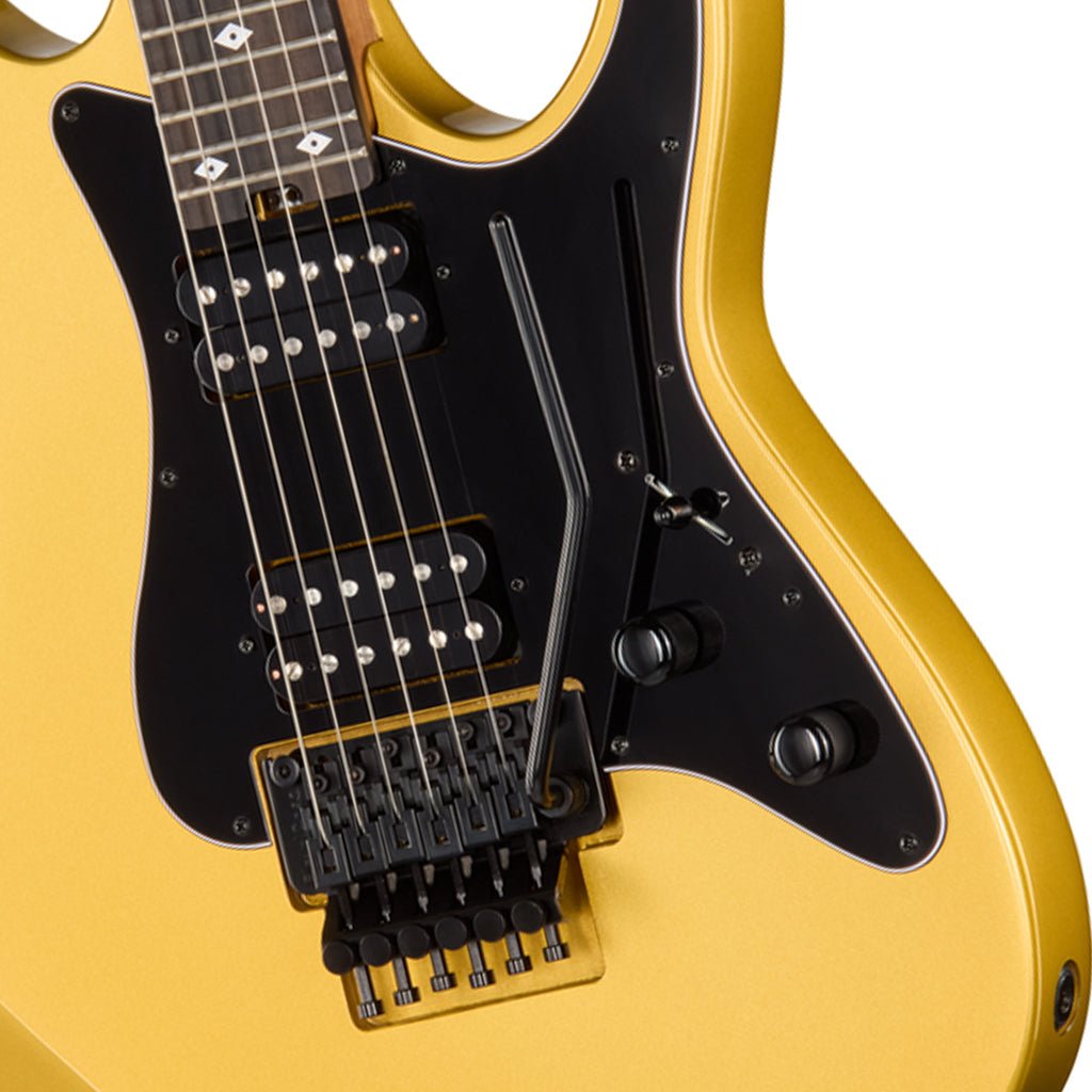 Kramer 50th Anniversary Volante HHFR Electric Guitar - Anniversary Gold Electric Guitars Sky Music
