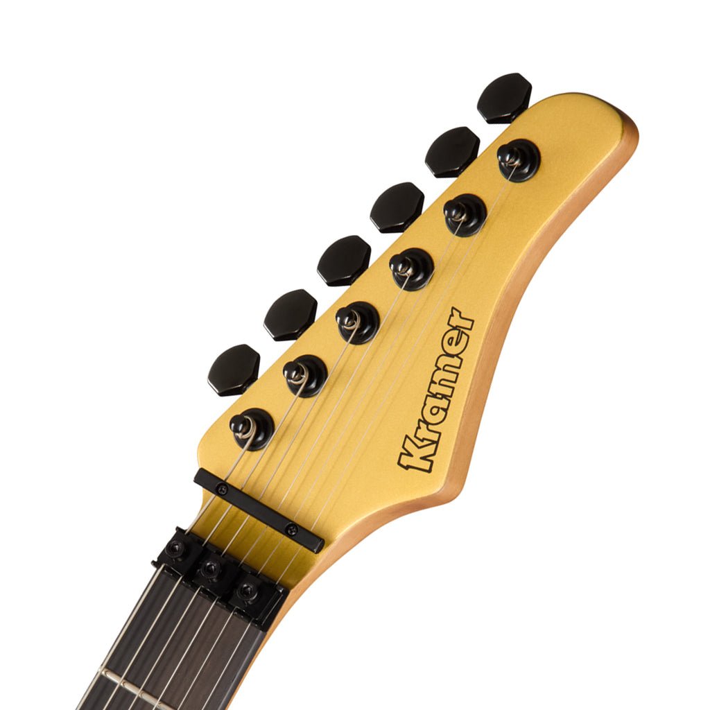 Kramer 50th Anniversary Volante HHFR Electric Guitar - Anniversary Gold Electric Guitars Sky Music