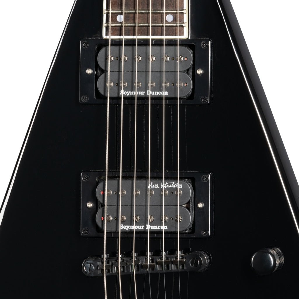 Kramer Dave Mustaine Vanguard in Case Electric Guitar - Ebony Electric Guitars Sky Music