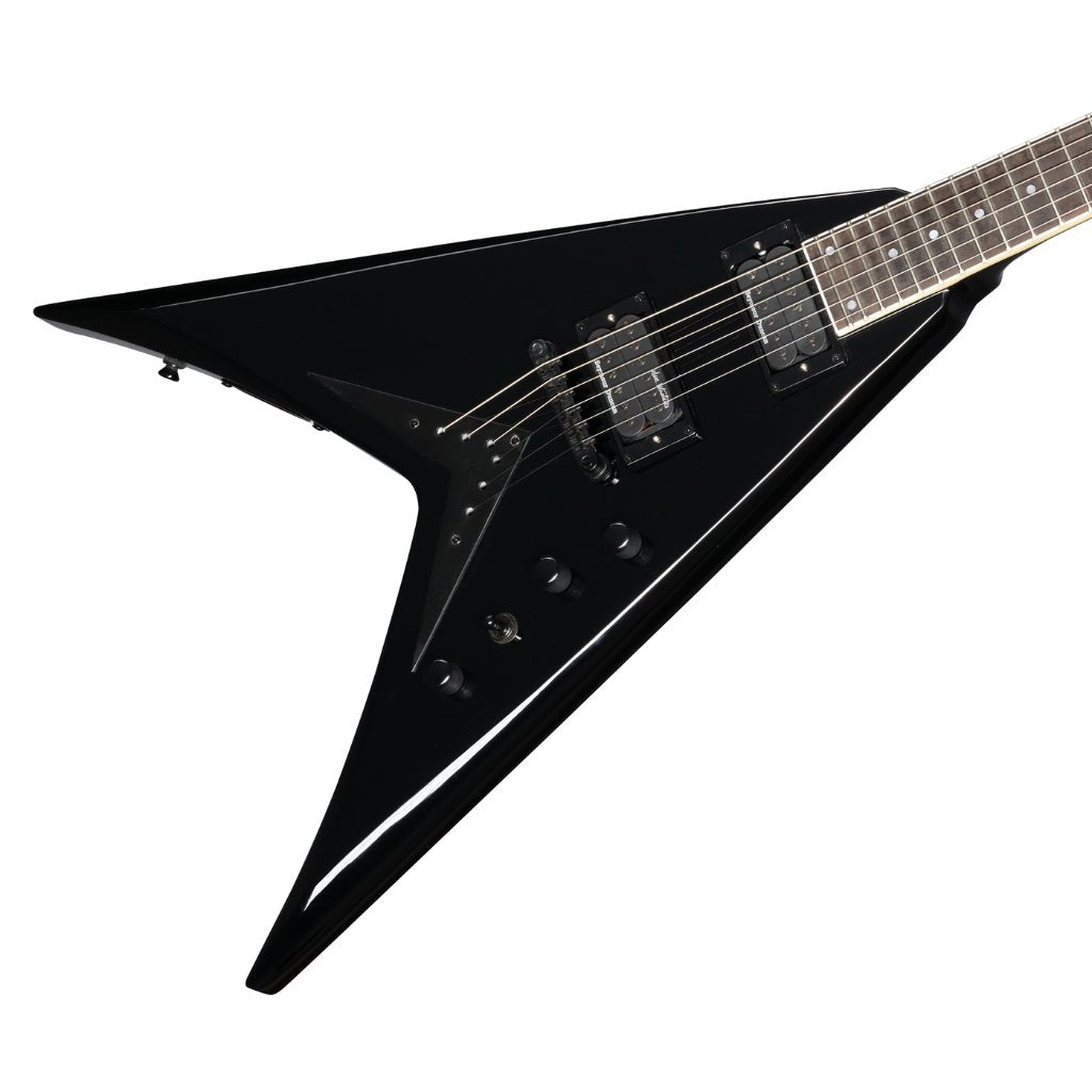 Kramer Dave Mustaine Vanguard in Case Electric Guitar - Ebony Electric Guitars Sky Music