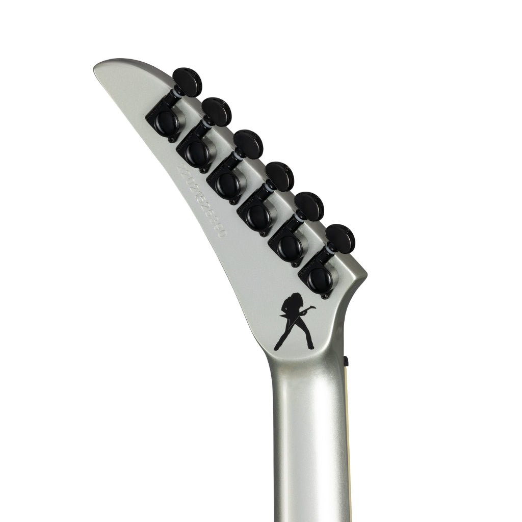 Kramer Dave Mustaine Vanguard in Case Electric Guitar - Metallic Silver Electric Guitars Sky Music