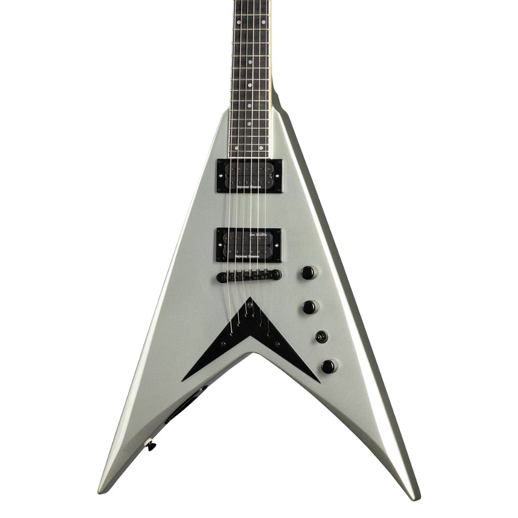 Kramer Dave Mustaine Vanguard in Case Electric Guitar - Metallic Silver Electric Guitars Sky Music