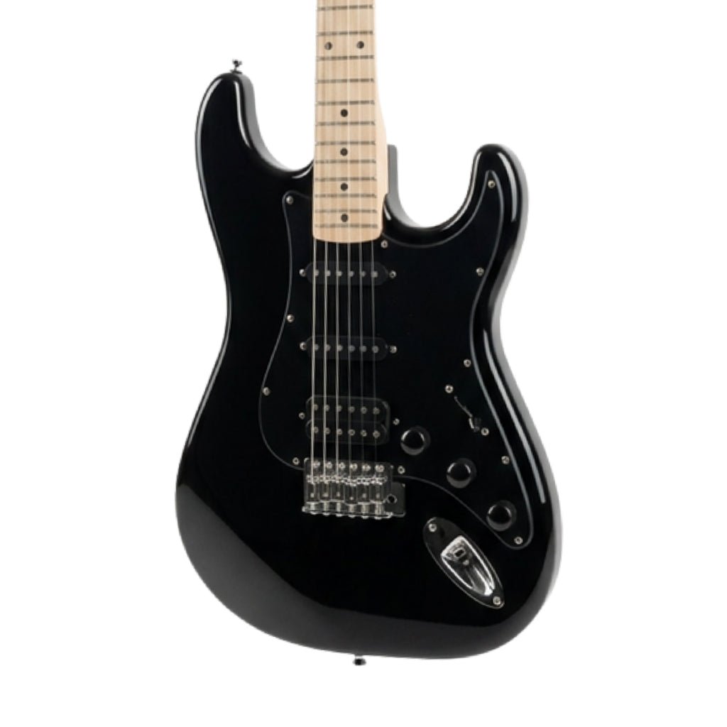 Kramer Focus VT-211S Electric Guitar - Black w/Black Guard Electric Guitars Sky Music