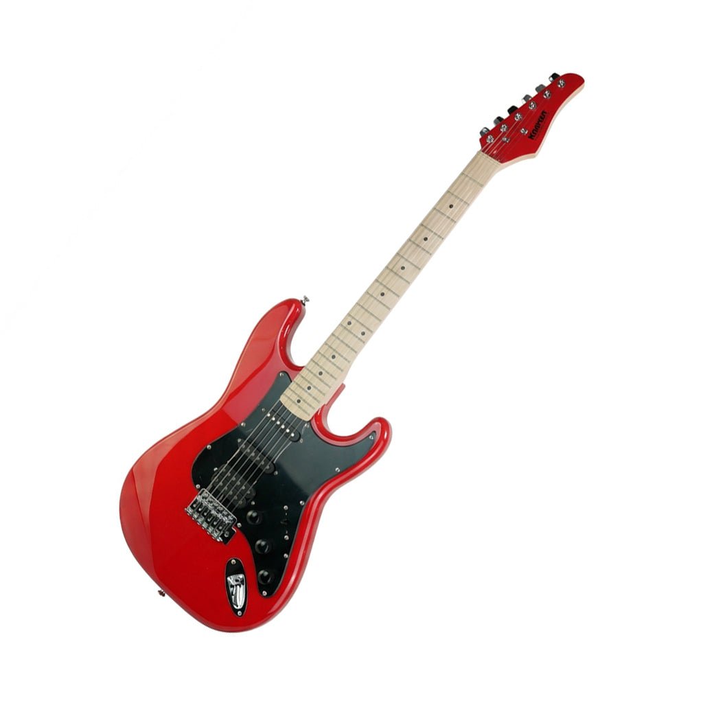 Kramer Focus VT-211S Electric Guitar - Red w/Black Guard Electric Guitars Sky Music