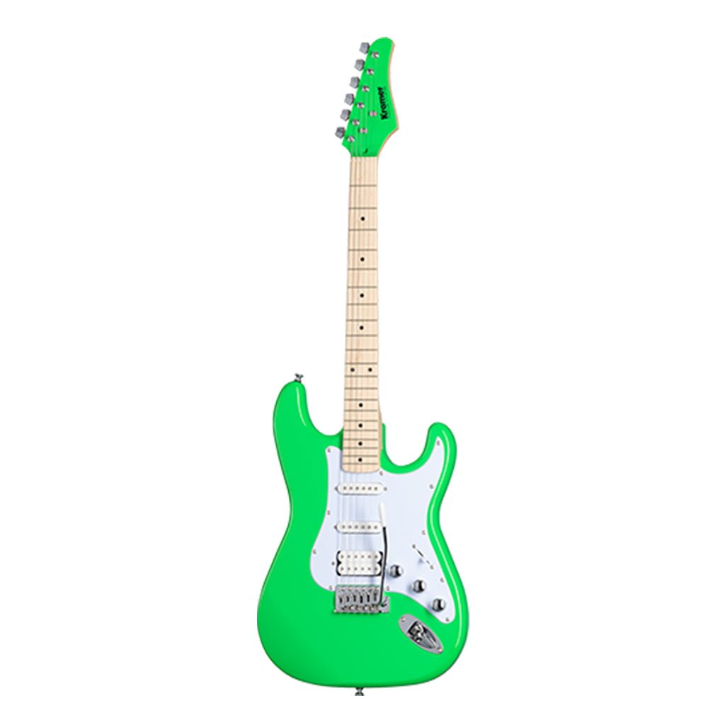 Kramer Focus VT211S Neon Green with Orange Crush Bundle Electric Guitars Sky Music