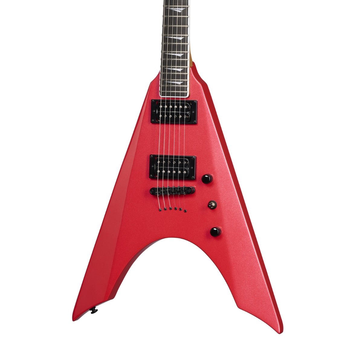 Kramer Nite-V String Through Electric Guitar - Crimson Metallic Electric Guitars Sky Music