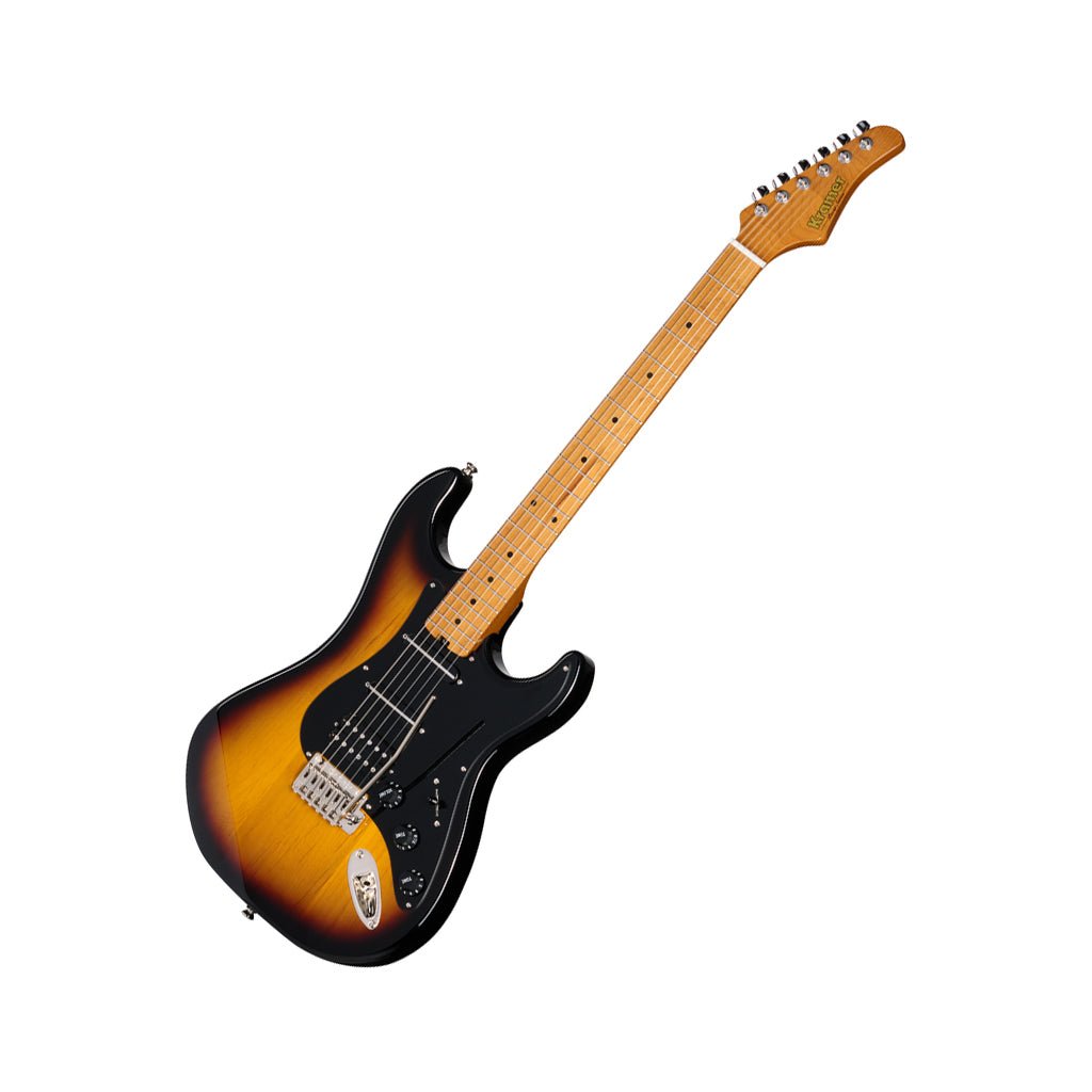 Kramer Pacer Deluxe GT w/Premium Gig Bag - Tri Burst Electric Guitars Sky Music