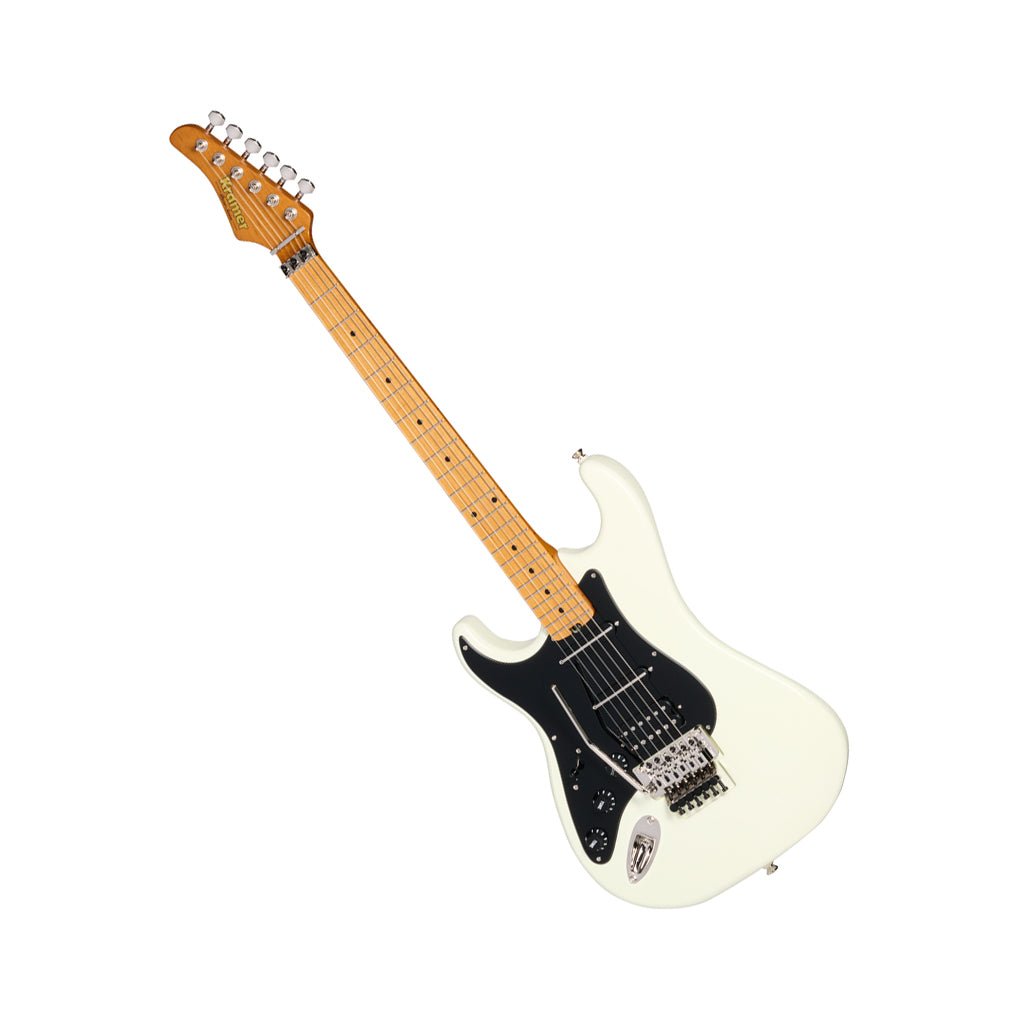 Kramer Pacer Deluxe Left Handed w/Premium Gig Bag - Classic White Electric Guitars Sky Music