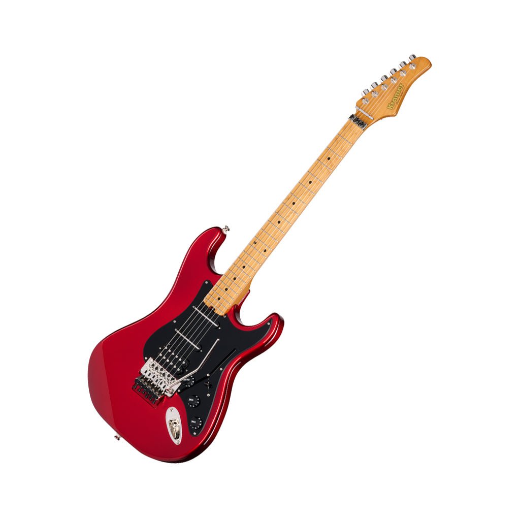 Kramer Pacer Deluxe w/Premium Gig Bag - Ruby Red Metallic Electric Guitars Sky Music