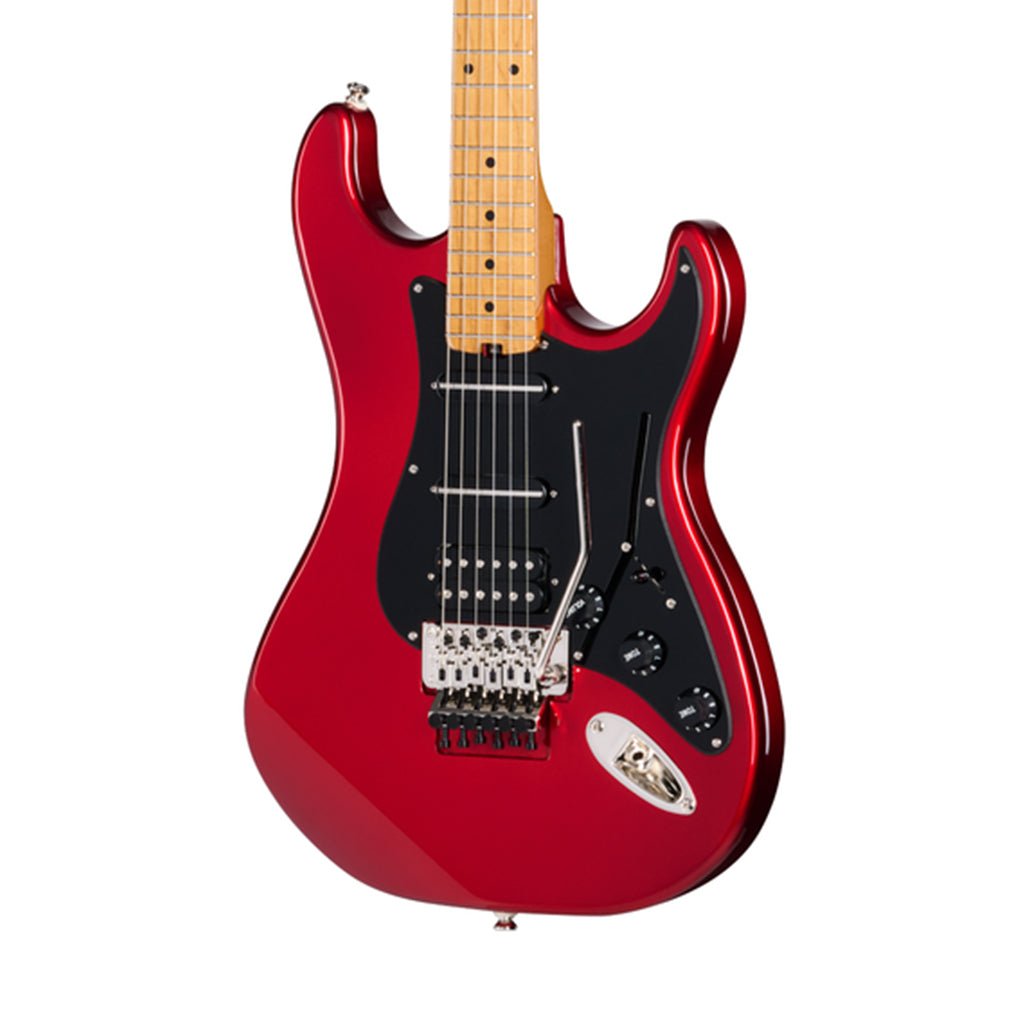 Kramer Pacer Deluxe w/Premium Gig Bag - Ruby Red Metallic Electric Guitars Sky Music
