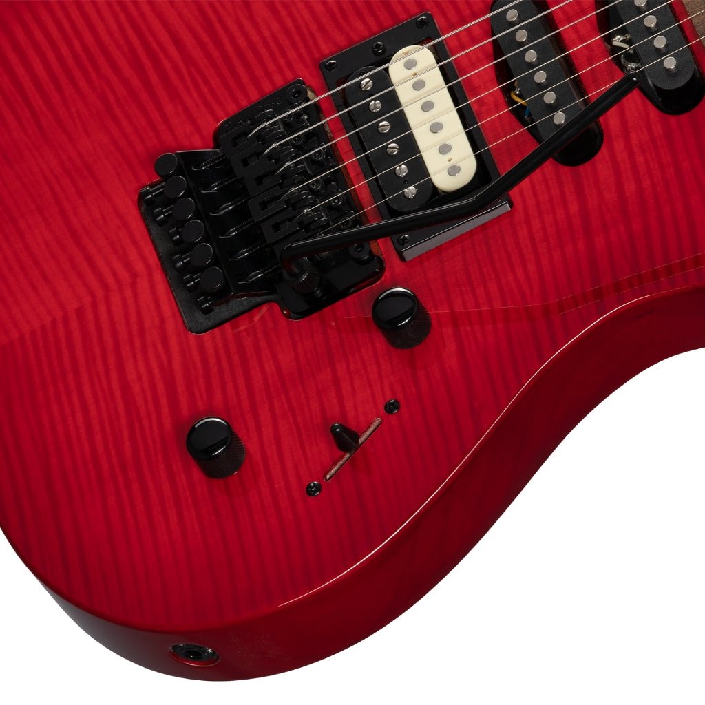 Kramer Striker Figured Floyd Rose Special Electric Guitar - Transparent Red Electric Guitars Sky Music