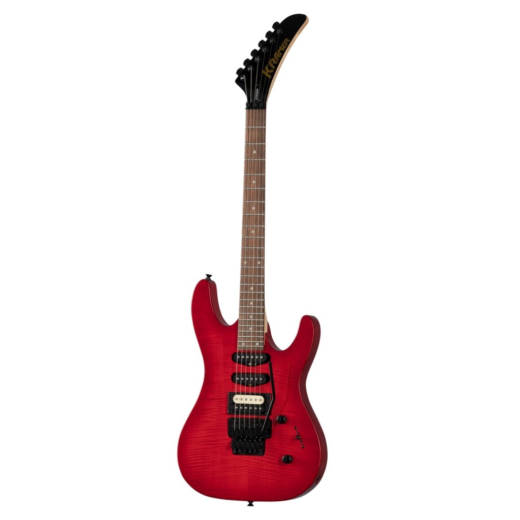 Kramer Striker Figured Floyd Rose Special Electric Guitar - Transparent Red Electric Guitars Sky Music