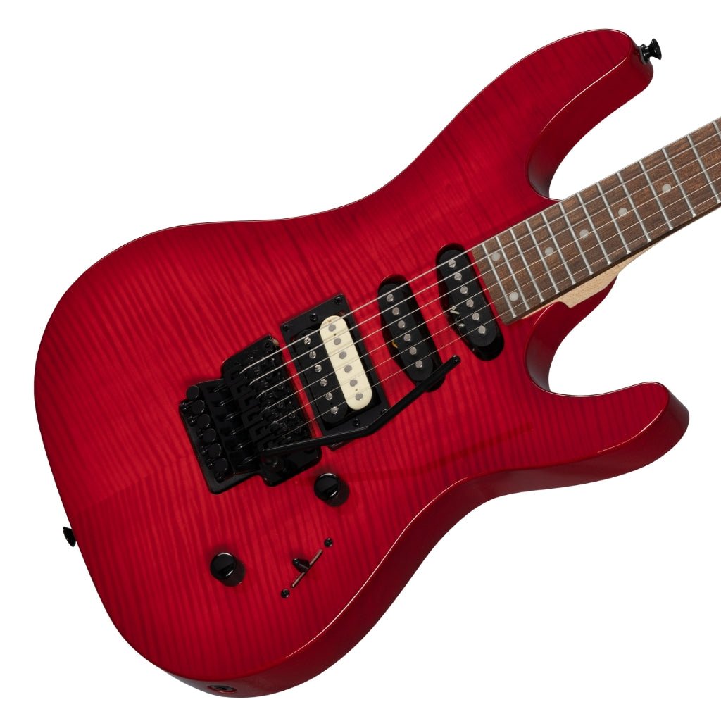 Kramer Striker Figured Floyd Rose Special Electric Guitar - Transparent Red Electric Guitars Sky Music