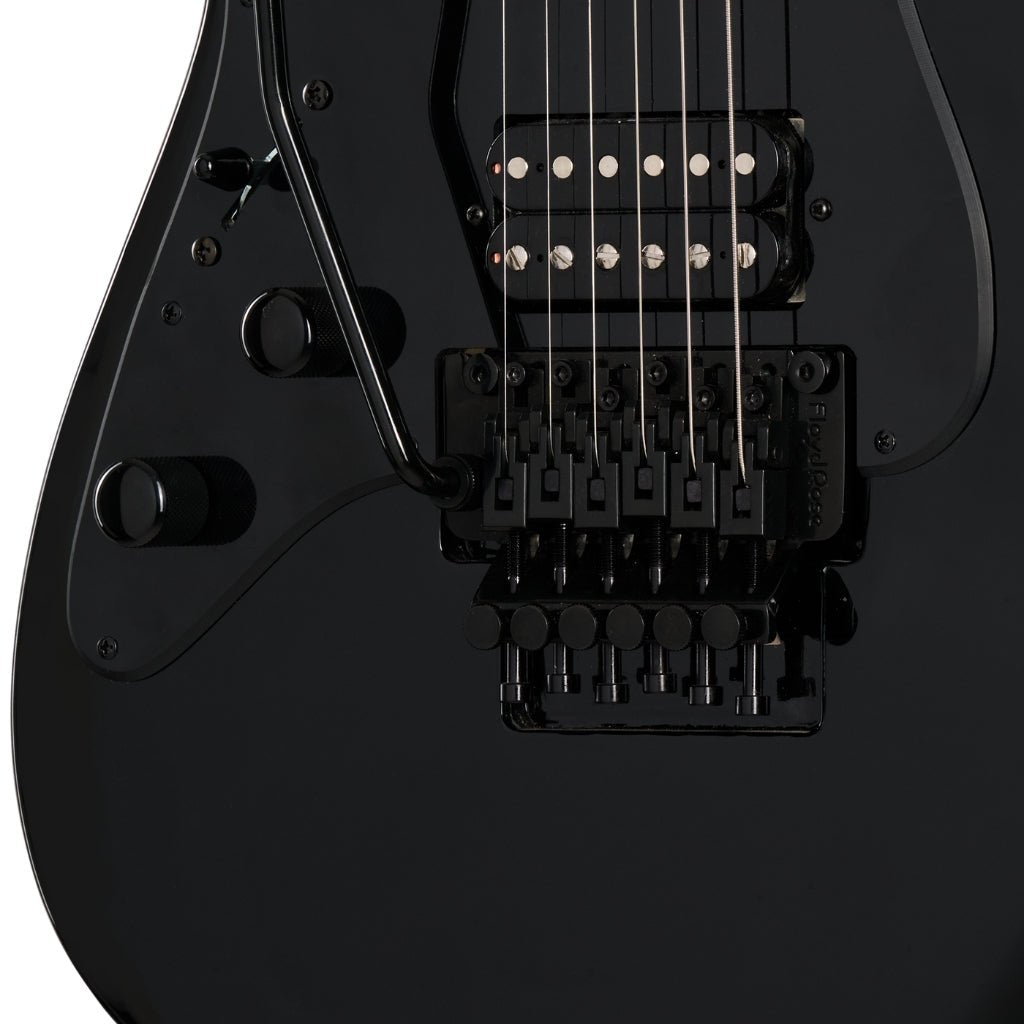 Kramer Volante HHFR Left-Handed Electric Guitar - Intruder Black Electric Guitars Sky Music