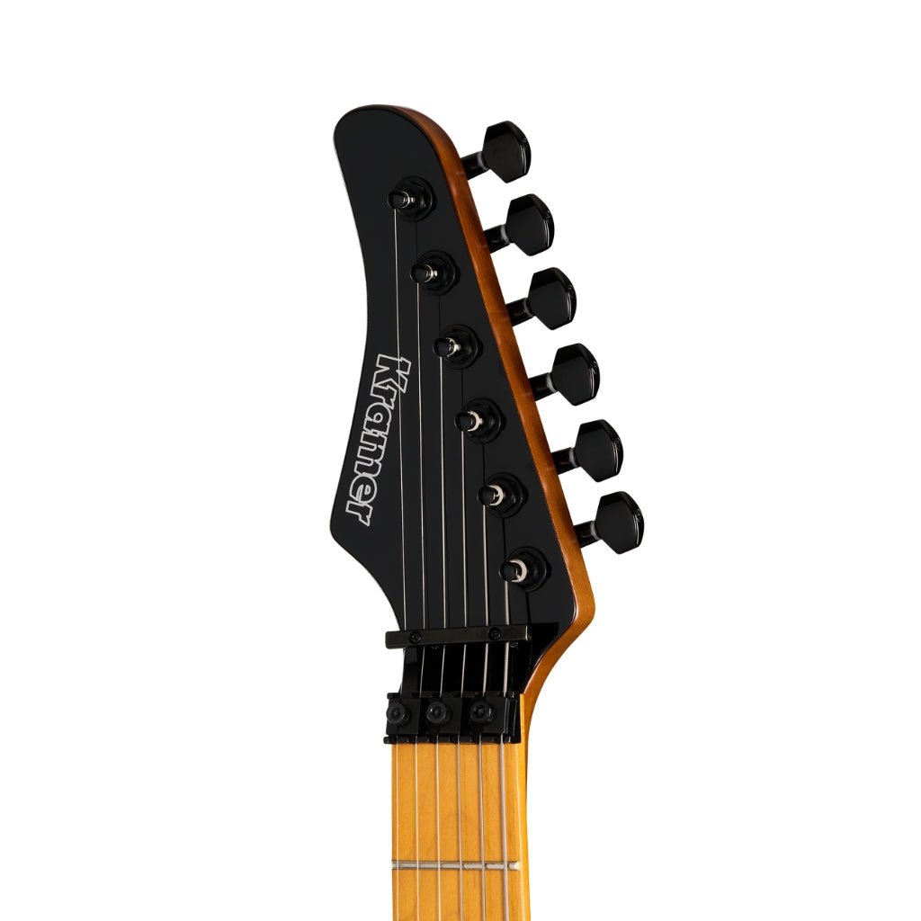 Kramer Volante HHFR Left-Handed Electric Guitar - Intruder Black Electric Guitars Sky Music