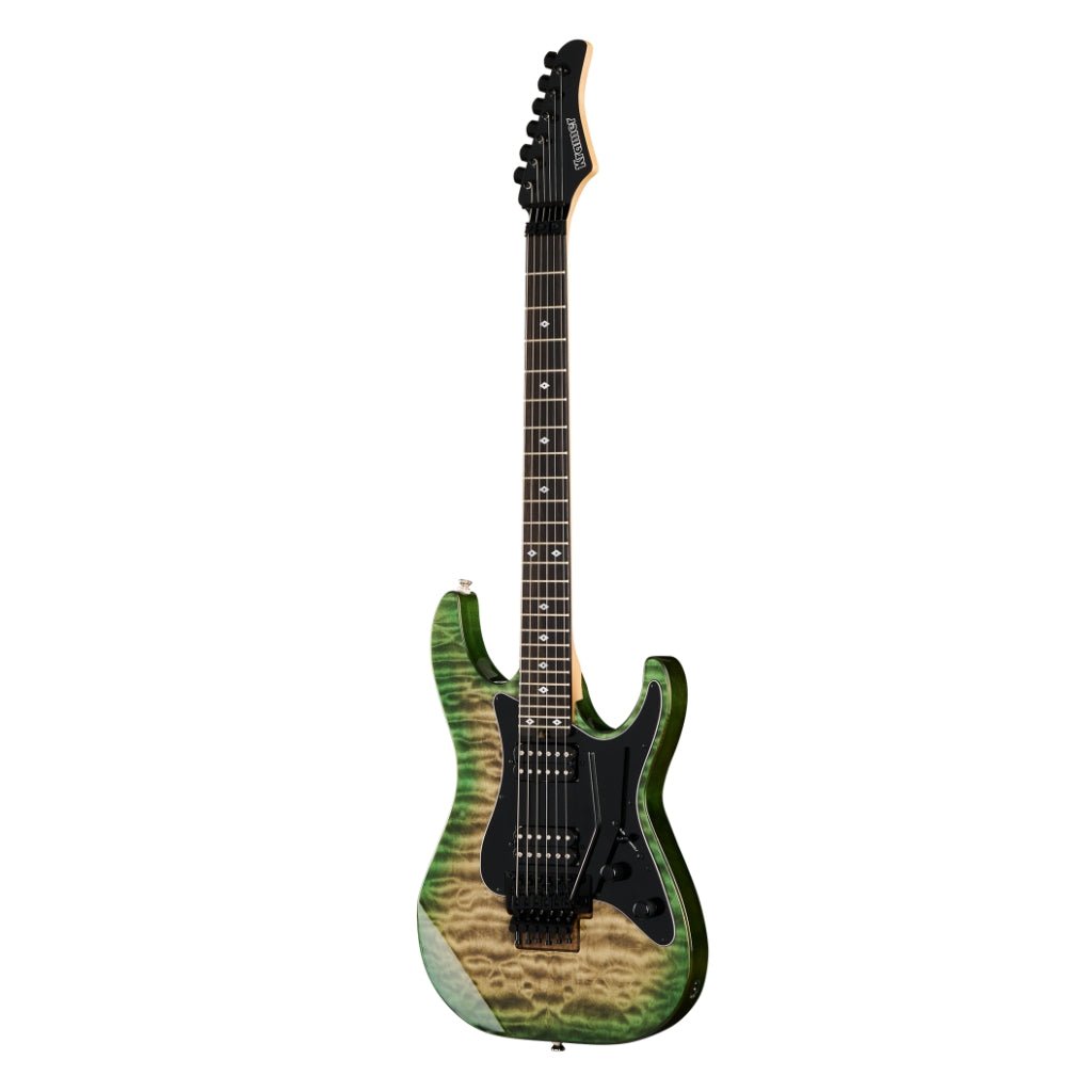 Kramer Volante Quilt HHFR Electric Guitar - Ultramarine Burst Electric Guitars Sky Music