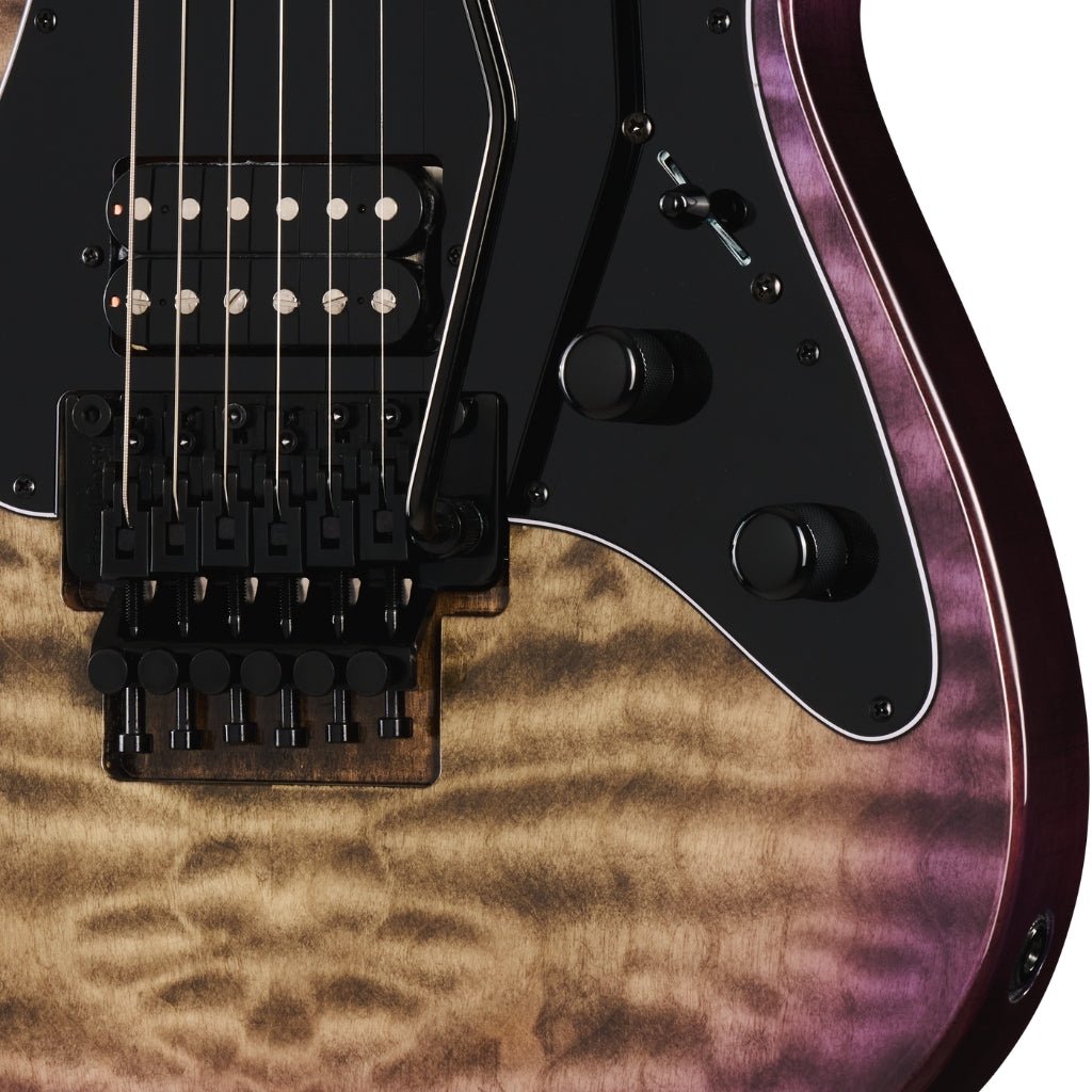 Kramer Volante Quilt HHFR Electric Guitar - Ultraviolet Burst Electric Guitars Sky Music