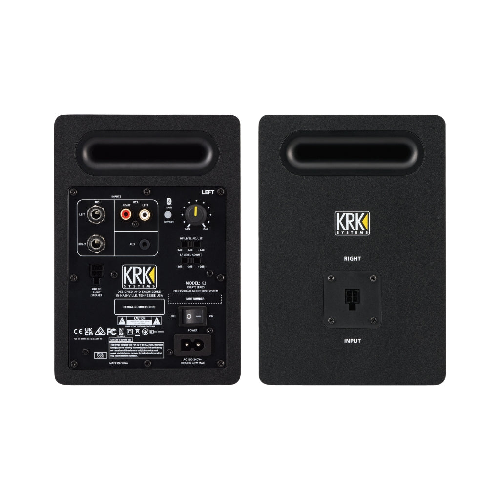 KRK Kreate 3 Active 3" Studio Reference Monitor - Pair Studio Monitors Sky Music