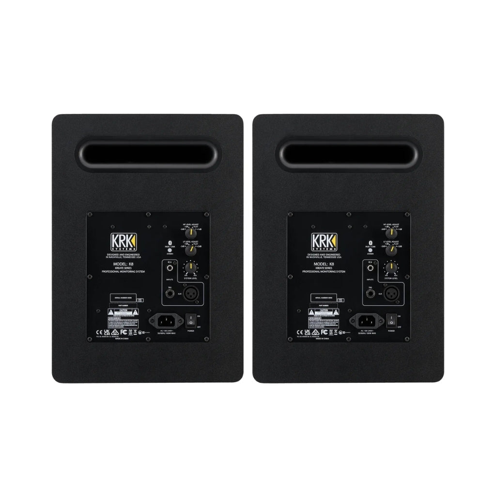 KRK Kreate 8 Active 8" Studio Reference Monitor - Pair Studio Monitors Sky Music