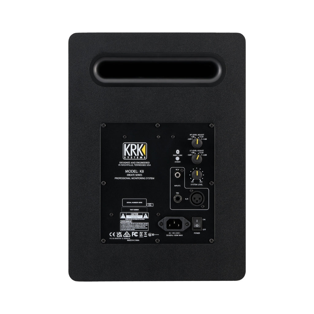 KRK Kreate 8 Active 8" Studio Reference Monitor - Single Studio Monitors Sky Music