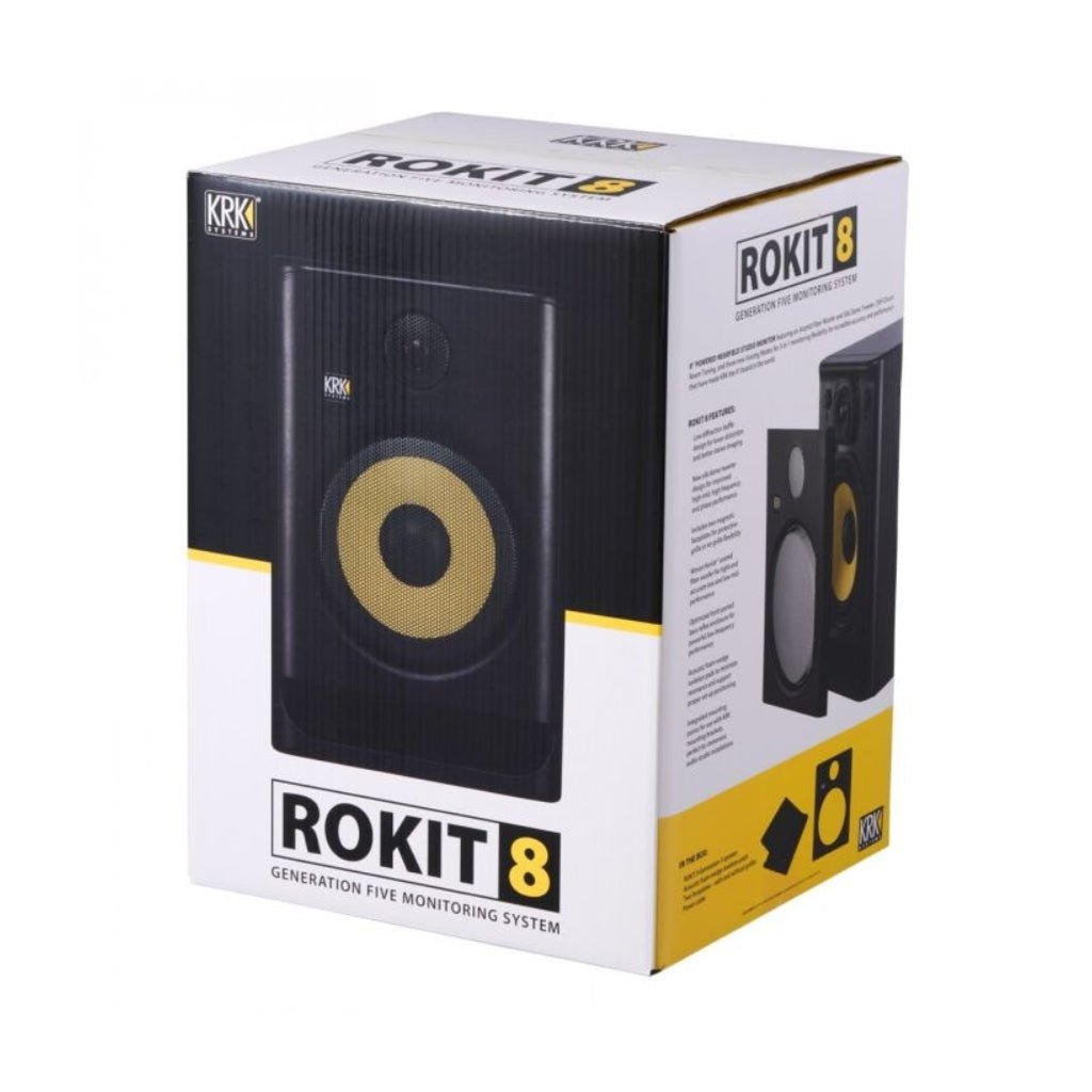 KRK ROKIT RP8G5 8" Studio Monitors - Pair Studio Monitors Sky Music