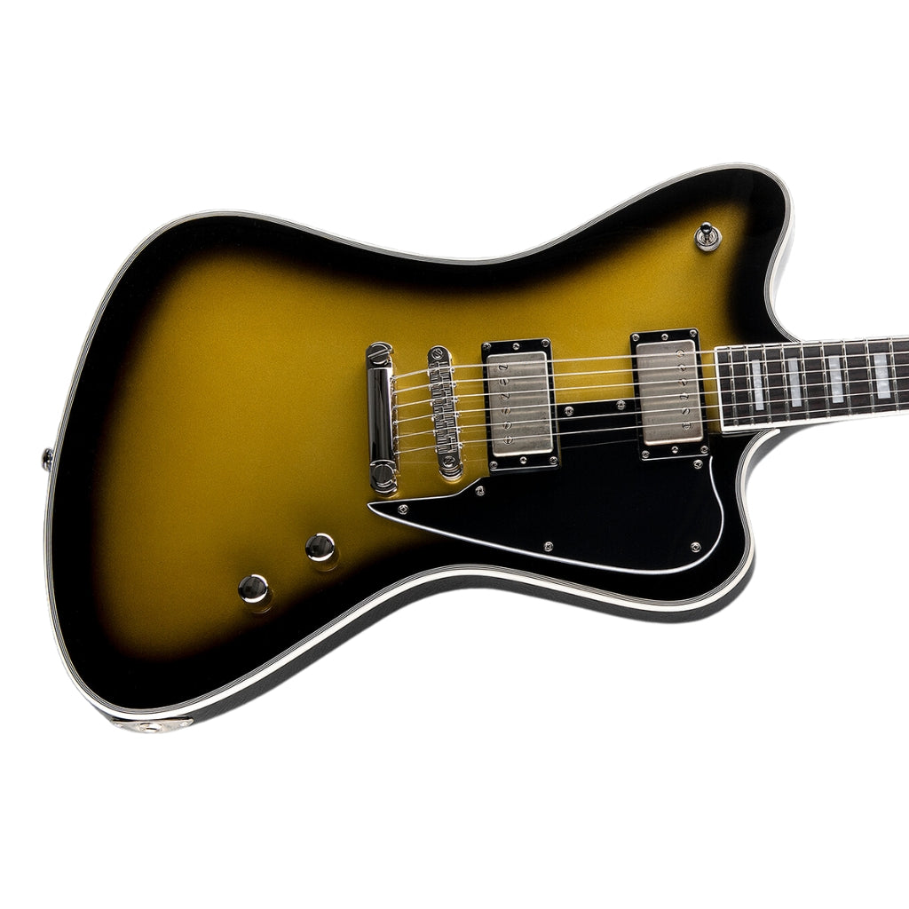 ESP LTD - Bill Kelliher Sparrowhawk Vintage Electric Guitar - Silver Sunburst