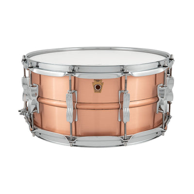 Ludwig Acro Brushed Copper Snare Drum - 14" x 6.5"