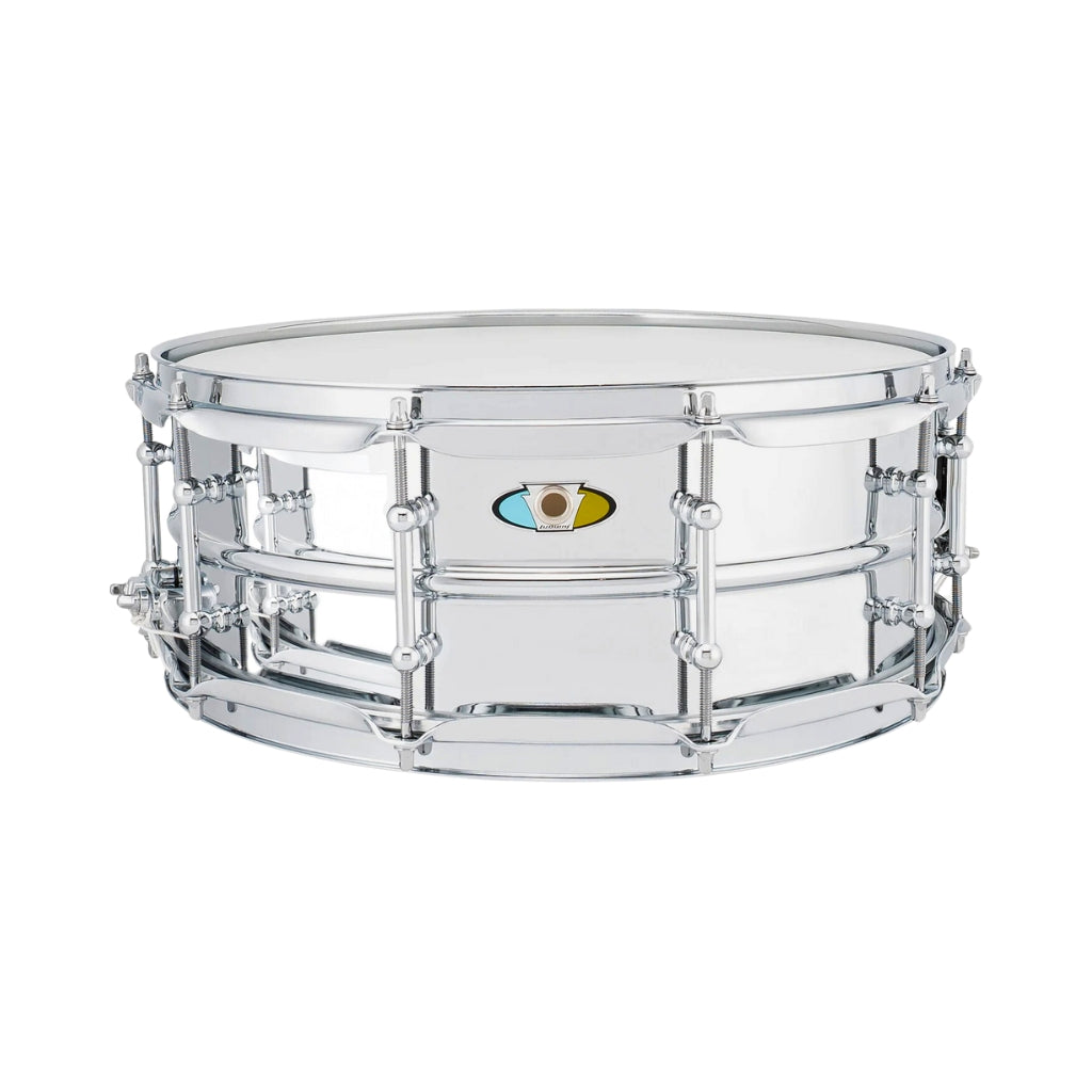 Ludwig - Supralite - Steel Snare 5.5" X 14" with P88i Throw Off