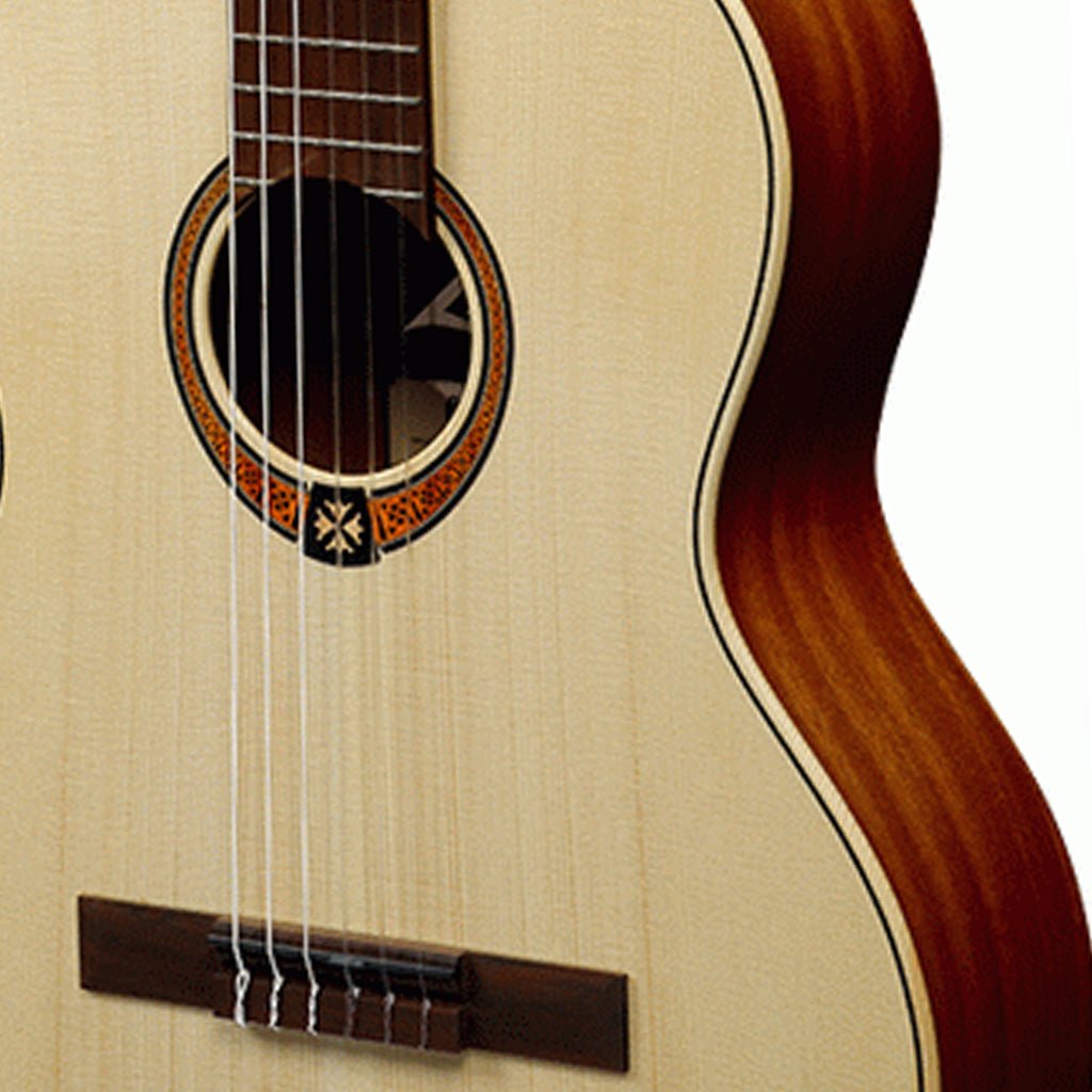 LAG OC70 Classical 4/4 Solid Engelman Spruce Top - Natural Classical Guitars Sky Music