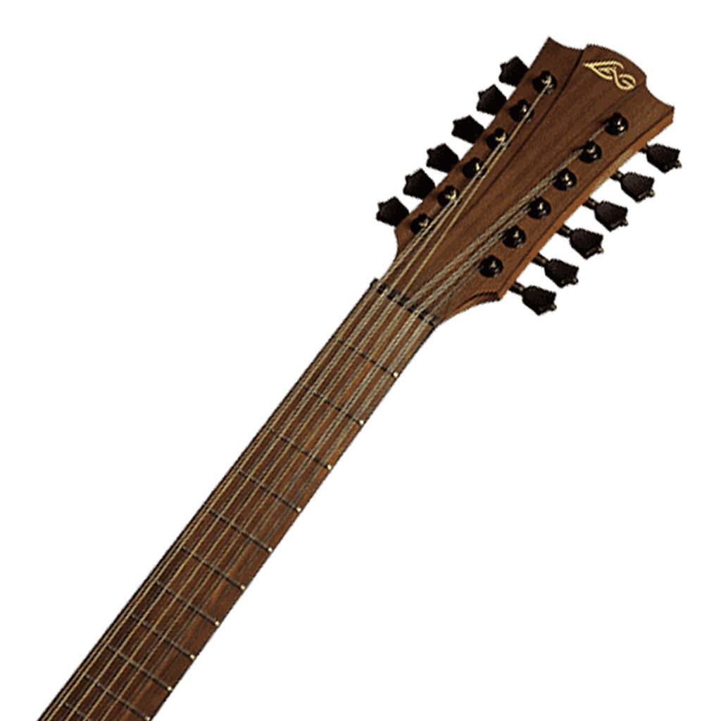 LAG T177 12 String Jumbo Acoustic Electric Guitar Natural