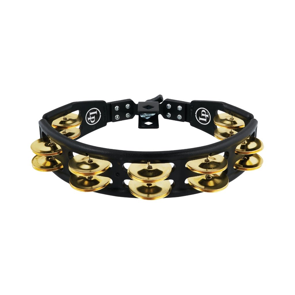 Latin Percussion LP175 Cyclops Mounted Tambourine w/Brass Jingles - Black Percussion Sky Music