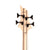 ESP LTD - B-204SM Fretless Bass Guitar - Natural Satin