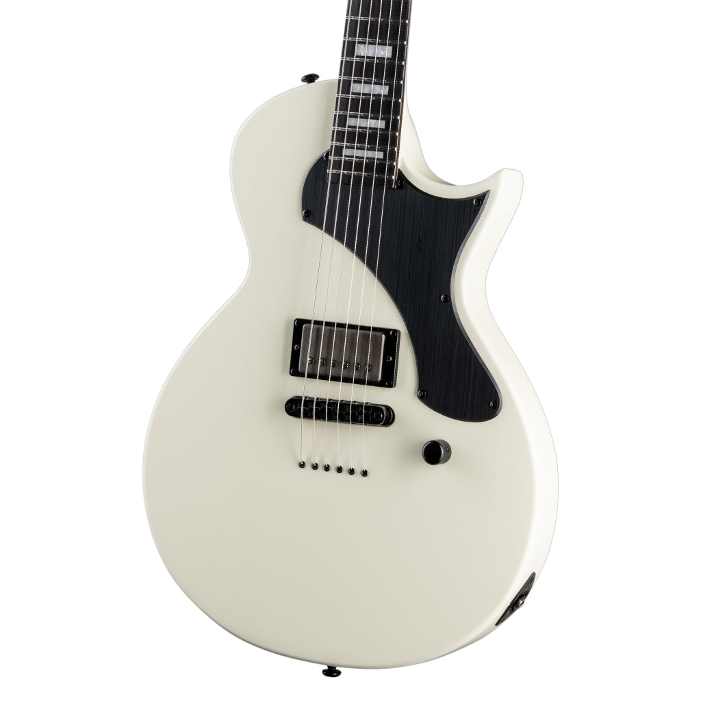 ギター Leqtique Maestoso Cloudy White Limited ESP LTD EC-01FT Olympic White Electric Guitar - LEC01FTOW