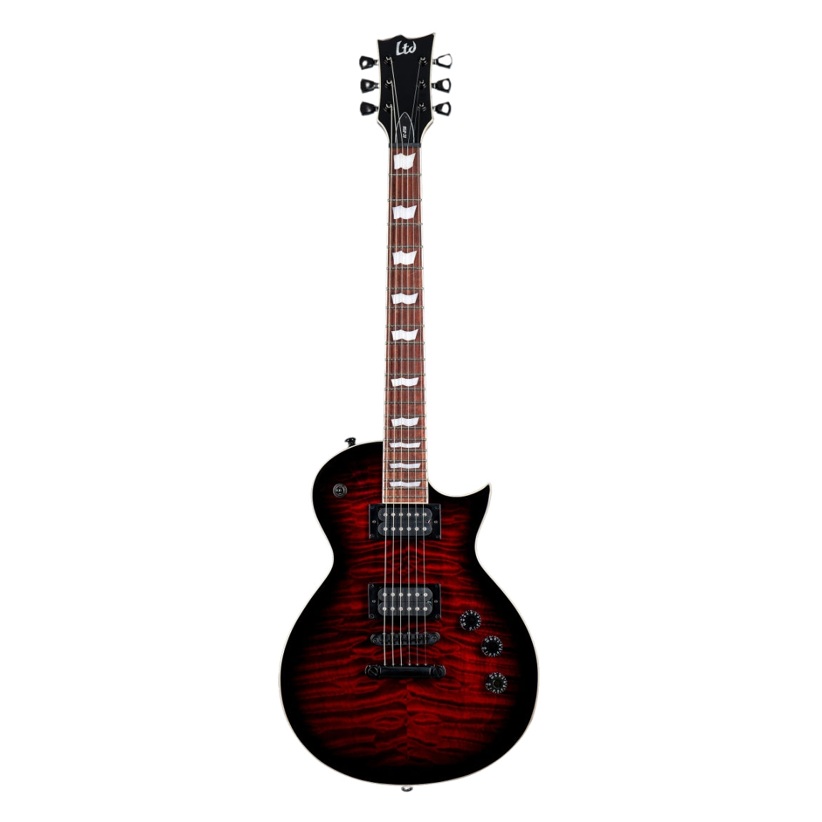 ESP LTD EC-256QM Electric Guitar - See Thru Black Cherry Sunburst