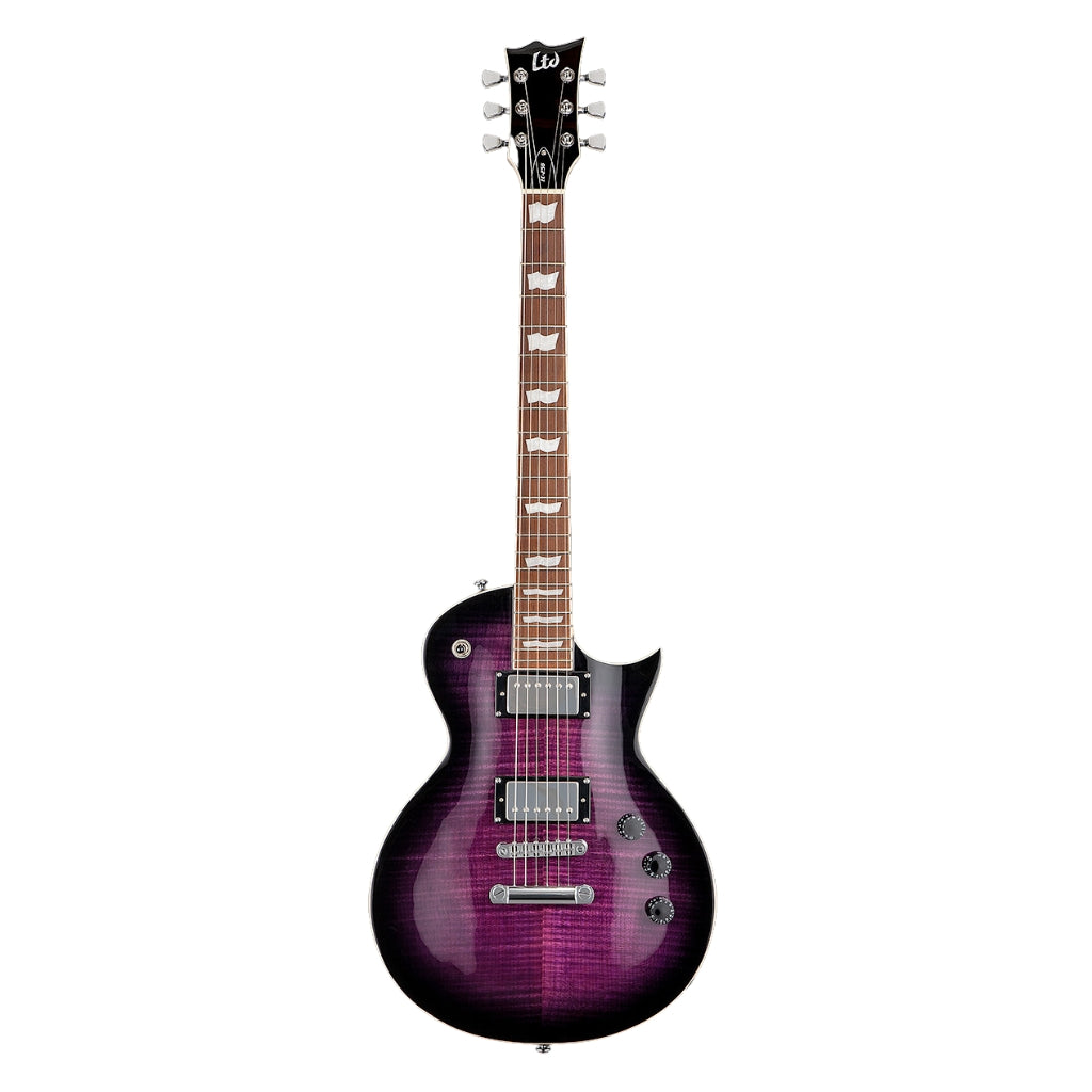 ESP LTD - EC-256FM Electric Guitar - See Thru Purple Burst