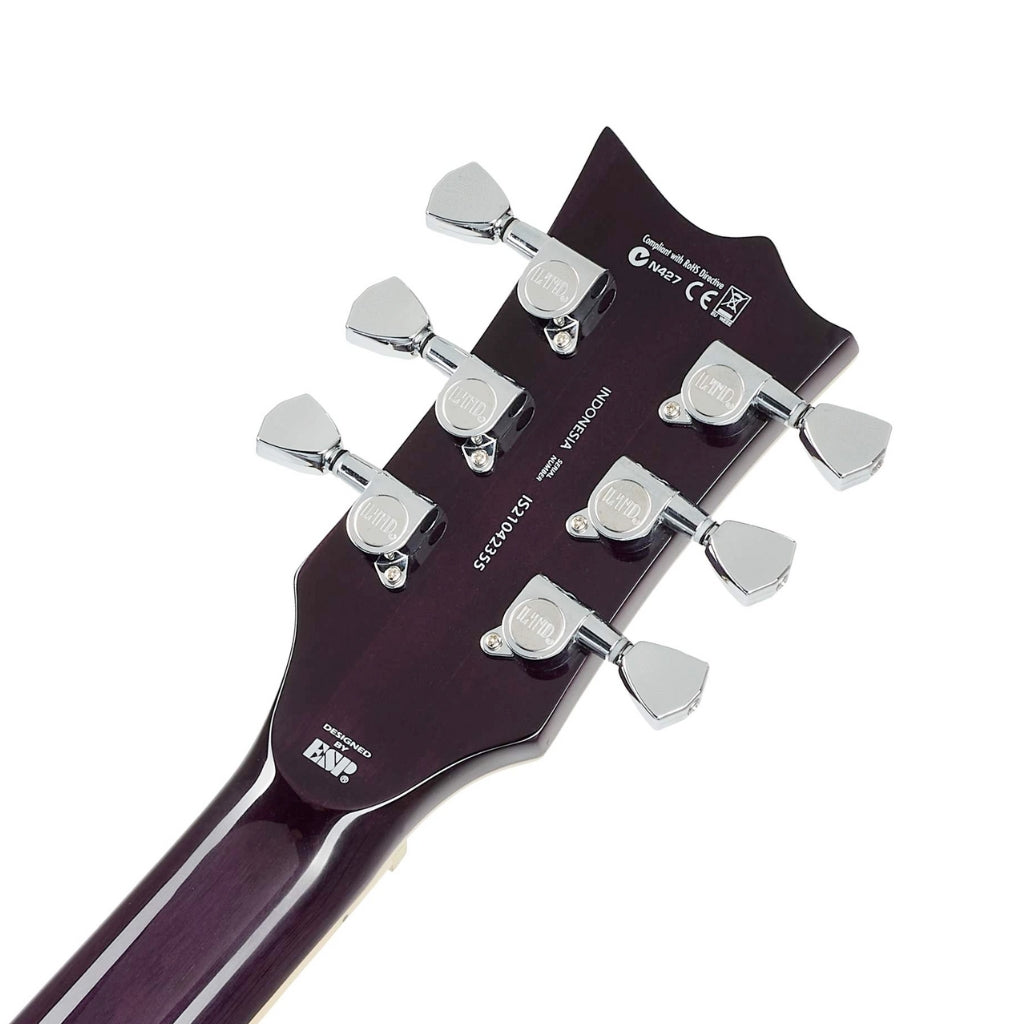 ESP LTD - EC-256FM Electric Guitar - See Thru Purple Burst