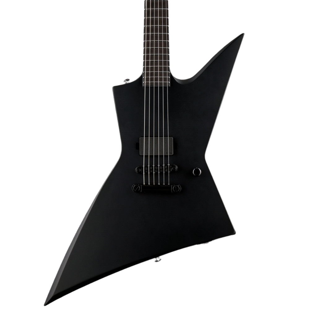 LTD - EX Black Metal Electric Guitar - Black Satin
